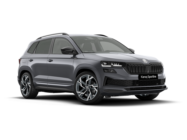 kurzfristig Skoda Karoq - Sportline 2.0 TSI DSG 4x4 GV4 AHK Navi 360&deg; Pano Keyless LM19 Matrix eHeck