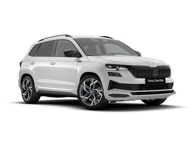 kurzfristig Skoda Karoq - Sportline 2.0 TSI DSG 4x4 GV4 AHK Navi 360&deg; Pano Keyless LM19 Matrix eHeck