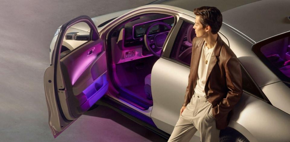 Ökologisch gegerbtes Leder IONIQ 6