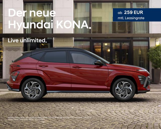 Entdecken Sie den neuen Hyundai KONA 1.0 Trend - Live unlimited!