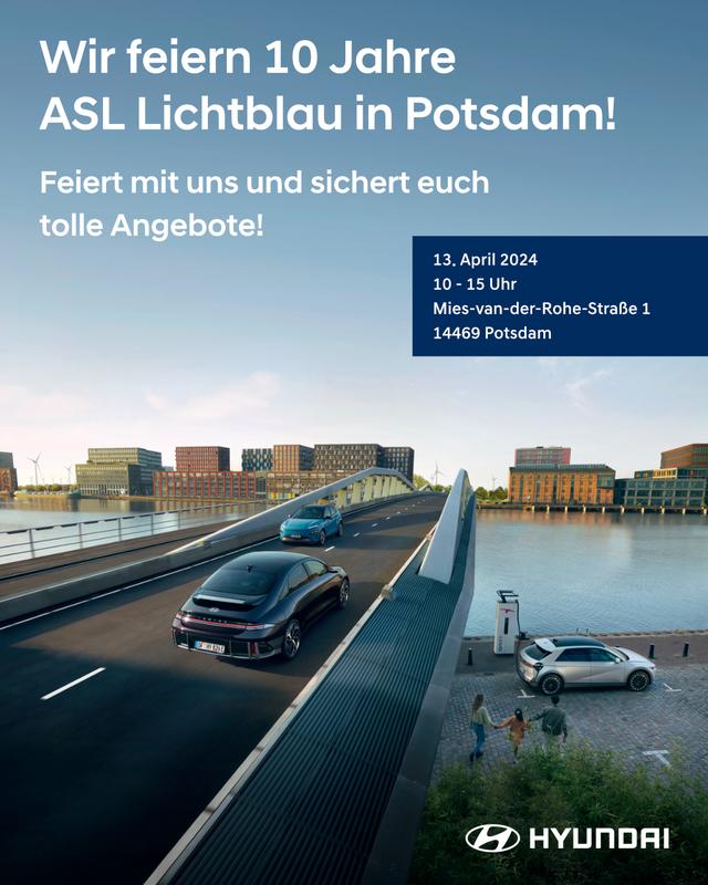 Feiert mit uns 10 aufregende Jahre ASL Lichtblau in Potsdam!