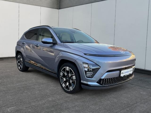 Hyundai KONA Elektro (SX2) 65,4kWh PRIME Sitz-Komfortpaket & Ledersitze, Glas-Schiebedach, Assistenz-Paket, BOSE 19" Alu 
