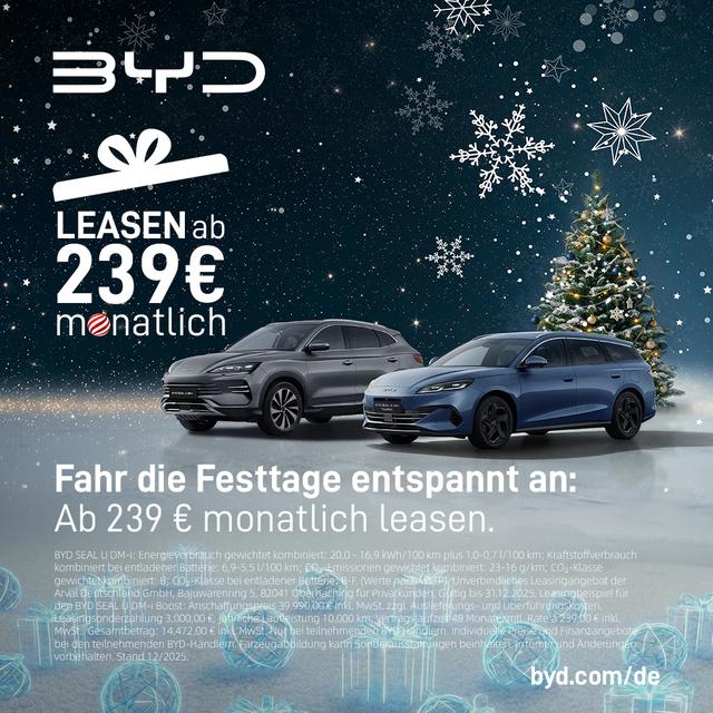 BYD Weihnachtswochen bei ASL Lichtblau!