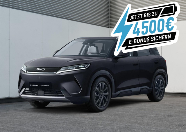BYD Atto 2 - DM-i Boost Bis zu 4500&euro; E-Auto F&ouml;rderung zus&auml;tzlich!