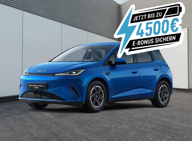 BYD Dolphin - G DM-i Boost Bis zu 4500&euro; E-Auto F&ouml;rderung zus&auml;tzlich!