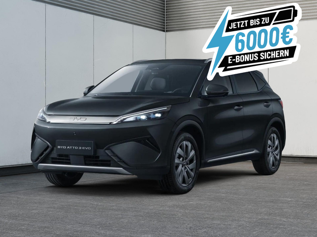 BYD Atto 3 - EVO Design Bis zu 6000&euro; E-Auto F&ouml;rderung zus&auml;tzlich!
