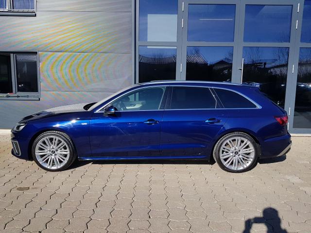 Audi / A4 Avant / Blau / / / A4 Avant S-Line 40TFSI S-Tronic 150KW Navi, 19, LED, SHZ