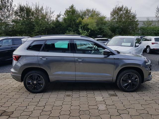 Skoda / Karoq / Grau / / / Karoq Sportline 1,5TSI DSG 110KW Columbus, AHK, SHZ, Totwinkelassist, Virtual Pedal