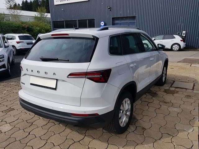 Skoda / Karoq / Weiß / / / Karoq Selection 2,0TDI 85KW PDC, Kamera