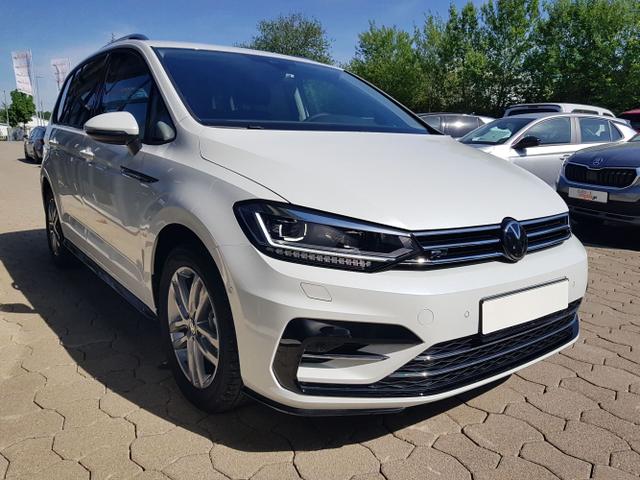 Volkswagen / Touran / Weiß / / / Touran Comfort Plus R-Line 1,5TSI DSG 110KW 7 Sitze, AHK, IQ-LED, Easy Open