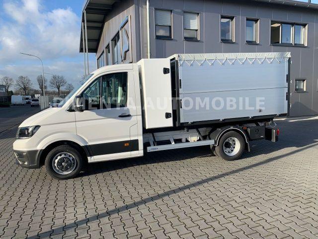 Volkswagen Crafter 50 3-S-KIPPER GESCHLOSSEN LAUB KISTE AHK 