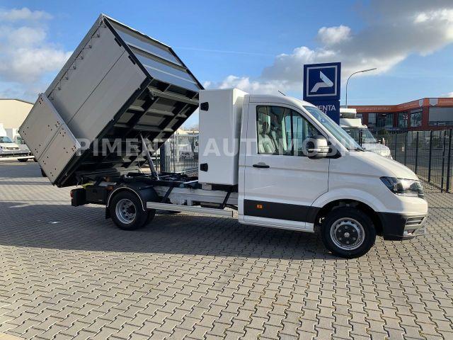 Volkswagen Crafter 50 3-S-KIPPER GESCHLOSSEN LAUB KISTE AHK 