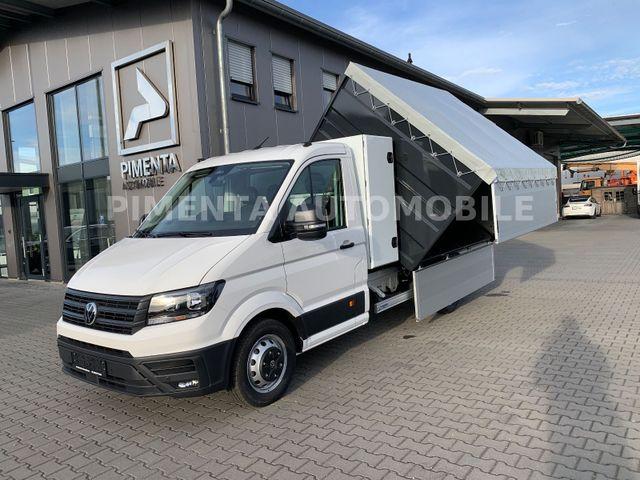 Volkswagen Crafter 50 3-S-KIPPER GESCHLOSSEN LAUB KISTE AHK 