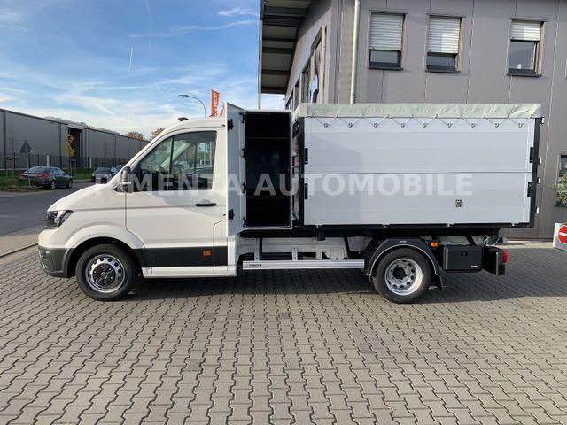 Volkswagen Crafter 50 3-S-KIPPER GESCHLOSSEN LAUB KISTE AHK 