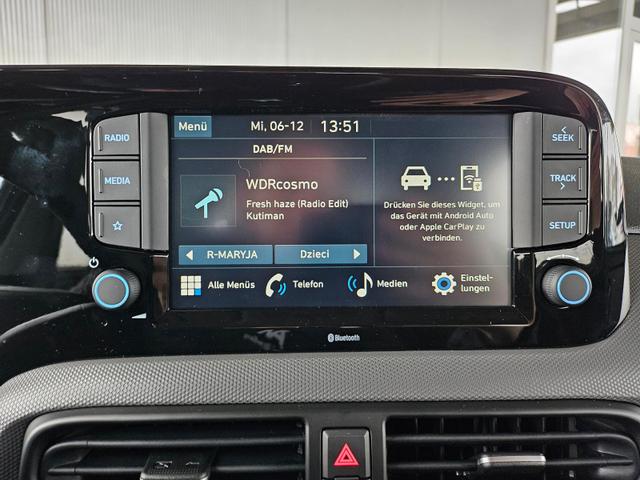Hyundai i10 Comfort + 1.2 MPI 84 PS Automatik / Carplay Sitz & Lenkr.Heiz./ Klimaautom./ PDC ALU 15 