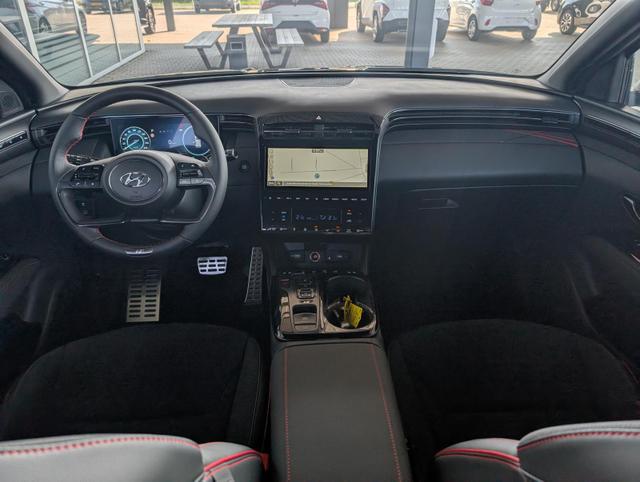 Hyundai TUCSON N-Line 1,6 T-GDi HEV 230 PS 2WD / Adaptives Fahrw./ ACC LED 360 Kamera 4 X Sitzh./Sizbelüft./ Krell Keyless "Frei Haus geliefert, ab der 2. Bestellung" 