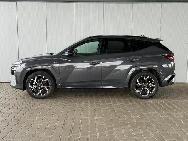 Hyundai TUCSON MY 2025 1.6 T-GDi 160 PS N-Line 6MT / el. Heckklappe PDC vo. + hi. mit Kamera KEYLESS 3-Zonen Klimaaut. LED NAVI LM-Felgen 19 Zoll 