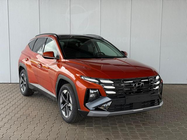 Hyundai TUCSON GO 1,6 T-GDi 2WD 48V DCT 160 PS / Panoramadach ACC Sitz + Lenkradheizung LED-Scheinw./ Navi Einparkhilfe V+H mit Kamera 