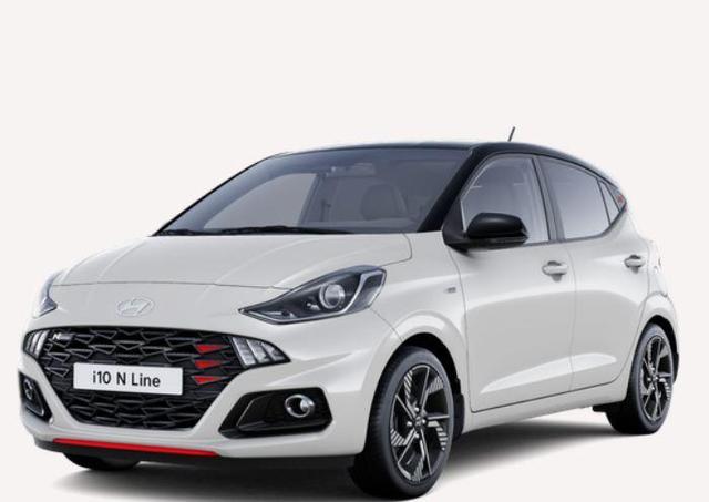 Hyundai i10 - 1.0 T-GDI 90 PS 5MT N Line 5 Sitzer / Navi Sitz + Lenkradheizung Klimaautomatik Einparkhilfe H Kamera