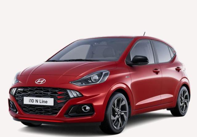 Hyundai i10 - 1.0 T-GDI 90 PS 5MT N Line 5 Sitzer / Navi Sitz + Lenkradheizung Klimaautomatik Einparkhilfe H Kamera