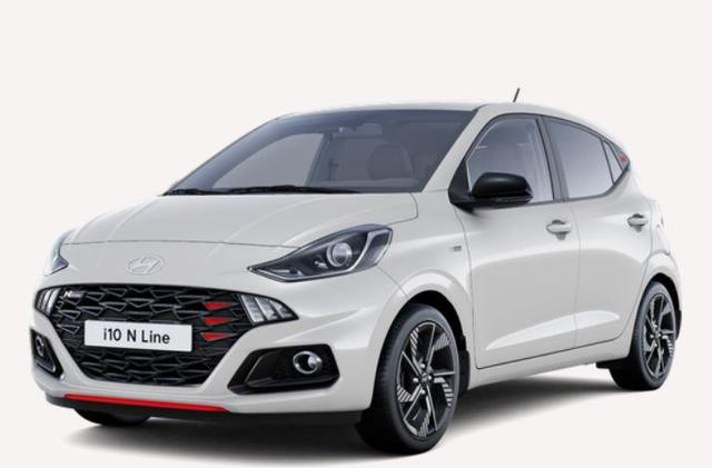 Hyundai i10 - 1.0 T-GDI 90 PS 5MT N Line 5 Sitzer / Navi Sitz + Lenkradheizung Klimaautomatik Einparkhilfe H Kamera