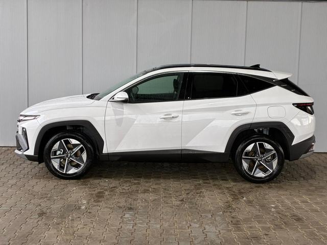 Hyundai TUCSON E-Motion 1.6 T-GDi 2WD HEV / Panoramadach ACC LED Sitz + Lenkradheizung Navi PDC V&H Kamera Alu 18" 