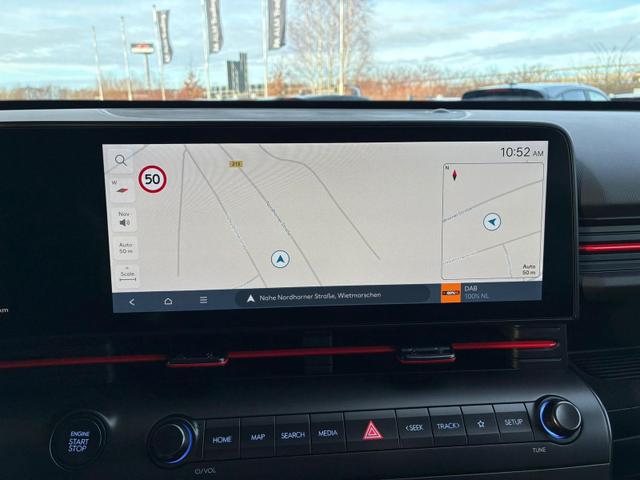 Hyundai KONA 1,6 T-GDI DCT N-Line / LED ACC Navi Klimaaut. Sitz + Lenkradheizung Alu 18" 