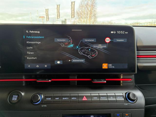 Hyundai KONA 1,6 T-GDI DCT N-Line / LED ACC Navi Klimaaut. Sitz + Lenkradheizung Alu 18" 