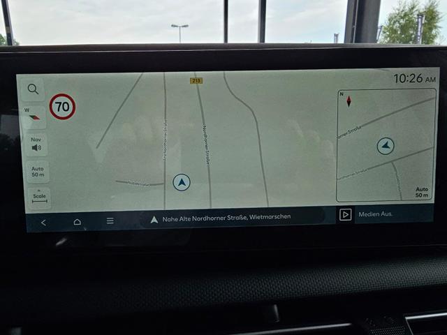 Hyundai TUCSON E-Motion 1.6 T-GDi 2WD HEV / Panoramadach ACC LED Sitz + Lenkradheizung Navi PDC V&H Kamera Alu 18" 