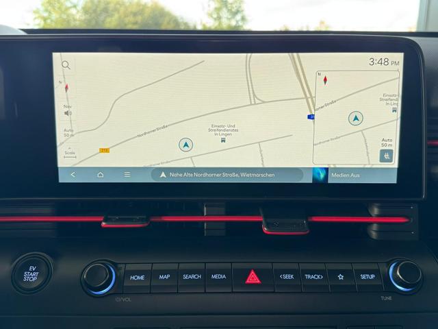 Hyundai KONA Elektro N-Line 64,8 kWh / Head-up 360 Grad Sitzheizung + Bel&uuml;ftung ACC Keyless Totwinkel LED Alu 19'' 