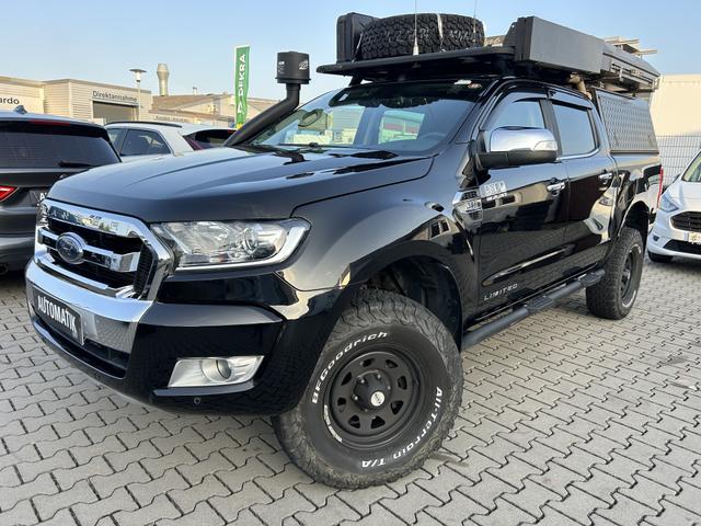 Ford Ranger - 3.2 TDCi Limited 4x4 Doppekabine*OVERLANDER ALUCAB*ALLRAD*AUTOMATIK*LEDER*ALLWETTERREIFEN*ABSTANDSWARNER*UNFALLFREI*STANDHEIZUNG*RÜCKFAHRKAMERA*OFF-ROAD-PAKET*TEMPOMAT*ESP*ABS*FRONTSCHEIBE BEHEIZBAR*KNIEAIRBAG FAHRERSEITE*HECKSCHEIBE HEIZBAR*