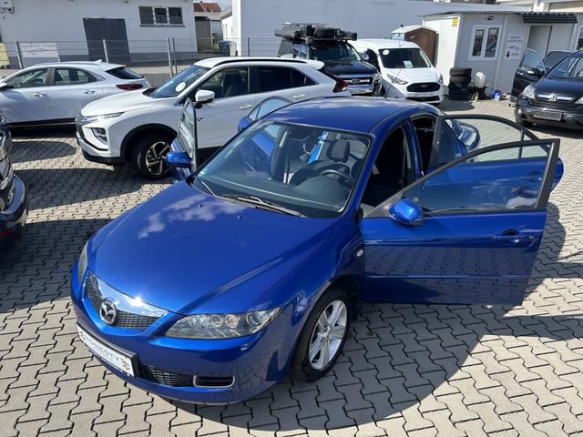 Mazda Mazda6 4-Türer - 6 1.8 Exclusive*ABS*DIGITALER SERVICENACHWEIS*TECHNISCH SUPER ZUSTAND*VERGLASUNG GETÖNT*5 GANG*CD-PLAYER*KLIMAAUTOMATIK*MULTIFUNKTIONSLENKRAD*ELEKTR.BREMSKRAFTVERTEILUNG*DSC*TEMPOMAT*SEITENAIRBAG VORN*AUßENSPIEGEL ELEKTR.VERSTELL U.HEIZBAR*3XSCHLÜSSEL*