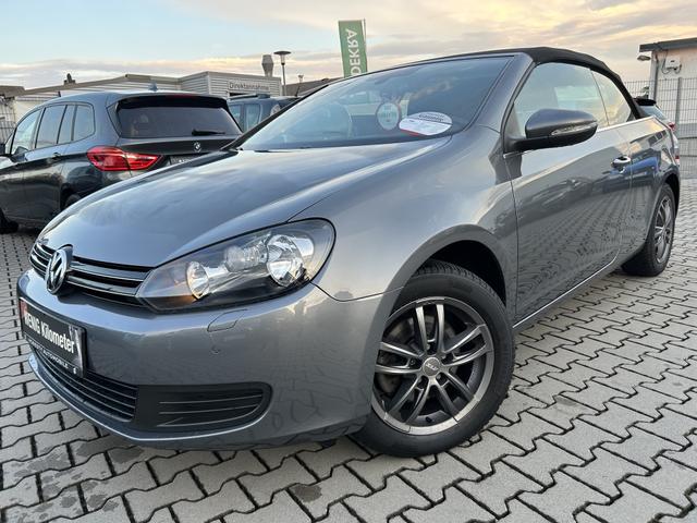 Volkswagen Golf Cabriolet - VI 1.4 TSI*ERVICE NEU*SCHECKHEFTGEPFLEGT*MULTIFUNKTIONSLENKRAD*SITZHEIZUNG*KLIMAAUTOMATIK*ESP*EDS*WINTER-PAKET*SCHEINWERFER-REINIGUNGSANLAGE SRA*BLUETOOTH*WEGFAHRSPERRE ELEKTR*TAGFAHRLICHT*BERGANFAHR-ASSISTENT*EASY-ENTRY*AUßENSPIEGEL ELEKT