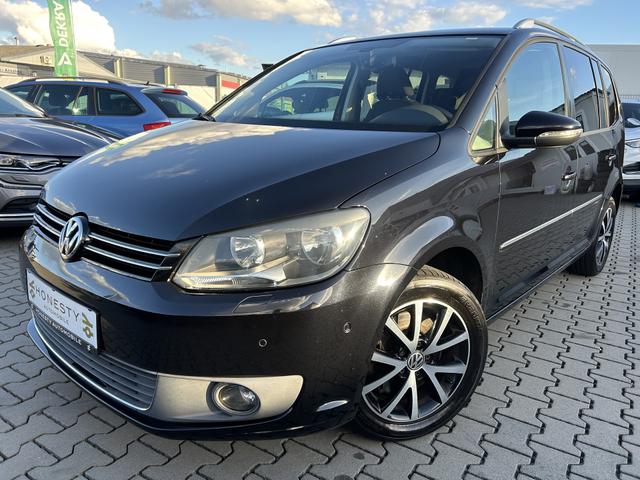 Volkswagen Touran - 2.0 TDI BMT Highline*8XREIFEN*ANHÄNGERKUPPLUNG ABNEH*START/STOP AUTOMATIK*NAVIGATION*ESP*REIFENDRUCKKONTROLLE*SITZHEIZUNG*ASR*EDS*SCHEINWERFER-REINIGUNGANLAGE*TAGFAHRLICHT*SPORTSITZE VORNE*MULTIFUNKTIONSLENKRAD*WEGFAHRSPERRE ELKTR*6 GANG*BLUETOOTH