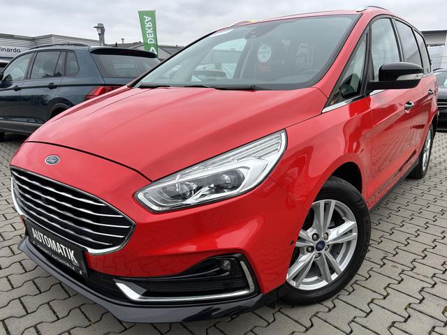 Ford Galaxy - 2.0 EcoBlue Titanium Start/Stopp (EURO 6d-T*7 SITZER*ANH&Auml;NGERKUPPLUNG*8XREIFEN*GARANTIE*PANORAMADACH*TOTER-WINKEL-ASSISTENT*START/STOP AUTOMATIK*USB*NAVIGATION*STANDHEIZUNG*ABS*ASR*ESP*SPORTSITZE VORNE*WINTER-PAKET*FRONTSCHEIBE BEHEIZBAR*E.PARKBR