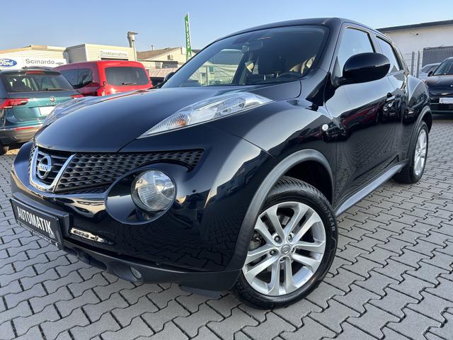 Nissan Juke - 1.6 DIG-T Tekna 4x4*AUTOMATIK*R&Uuml;CKFAHRKAMERA*SCHECKHEFTGEPFLEGT*UNFALLFREI*KLIMAAUTOMATIK*NAVIGATION*SPORT-PAKET*ABS*CD-PLAYER*MP3*W&Auml;RMESCHURTVERGLASUNG MIT UV-SCHUTZ*WEGFAHRSPERRE*REGENSENSOR*AUX-IN ANSCHLUSS*ESP*EBD*USB-SCHNITTSTELLE*BREMSASSIST*