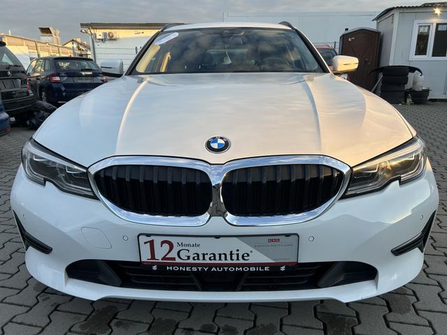 BMW 3er Touring - 320 d Mild Hybrid Advantage*STARTERBATTERIE NEU*GARANTIE*TOTER WINKEL ASSISTENT*WENIG KILOMETER*ABS*DSC*DTC*TEMPOMAT*MULTIFUNKTIONSLENKRAD*NAVIGATION*HECKLEUCHTEN LED*LICHT-UND REGENSENSOR*WEGFAHRSPERRE*SERVOLENKUNG SERVOTRONIC*START/STOP* 