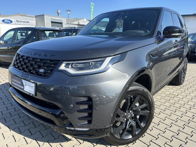 Land Rover Discovery - 5 D250 R-Dynamic SE*7 SITZER*M.AUSWEISBAR*TOTER-WINKEL-ASSISTENT*WINTER-PAKET*FAMILY-PAKET*KEYLESS-ENTRY*RU&szlig;PARTIKELFILTER*AD-BLUE*NAVIGATION*R&Uuml;CKFAHRKAMERA V+H*BREMSASSISTENT*REIFEN VORNE NEU*MILD-HYBRID-SYSTEM*HECKLEUCHTEN LED*