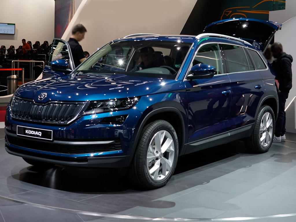 Skoda kodiaq багажник размеры