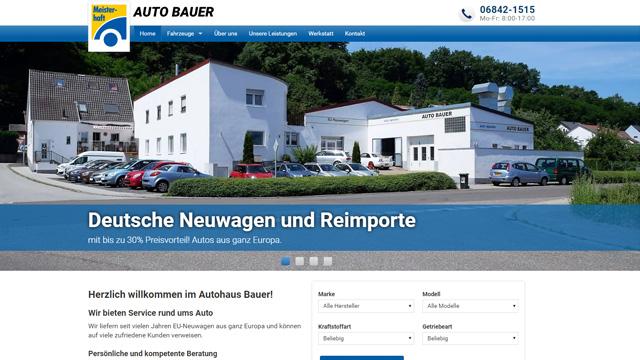 Autohaus Bauer, Deutsche Neuwagen und Reimporte  -  Autrado Kunde