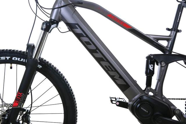 TOTEM E-Bike CARRY Rahmengr&ouml;&szlig;e 18 Zoll / 45,7 cm Fully E-Mountainbike 