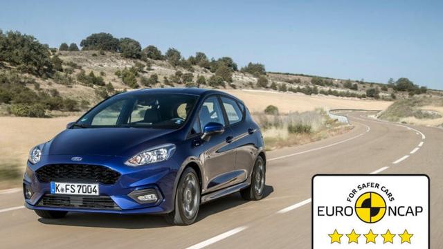 Neuer Ford Fiesta erzielt bei Euro NCAP-Crashtest 5 Sterne