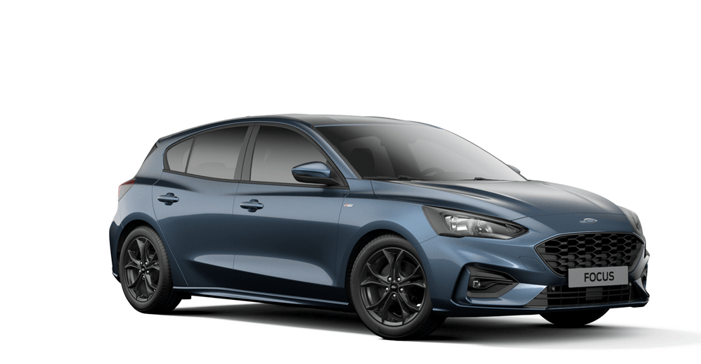 der neue Ford Focus 2018 in Chroma-Blau Metallic