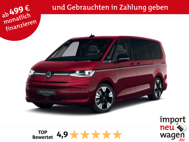 Volkswagen T7 Multivan - Style Lang 2.0 TDI SCR DSG AHK+PANO+360&deg; Kamera!