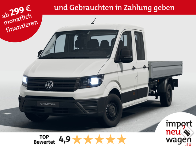Volkswagen Crafter Pritschenwagen - 35 Pritsche DOKA L4 AHK+Klima+Tempomat!
