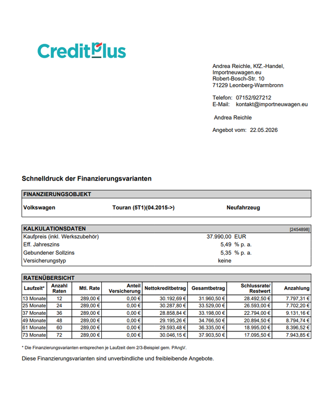 Volkswagen Touran Limited 2.0 TDI SCR AHK+App+Frontscheibenheizung+5-Sitzer uvm! 