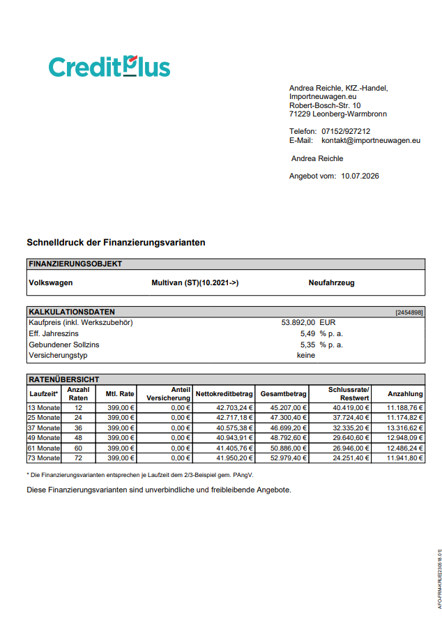 Volkswagen T7 Multivan 1.5 eHybrid OPF 4MOTION Pano+IQ.Light+Kamera uvm! 