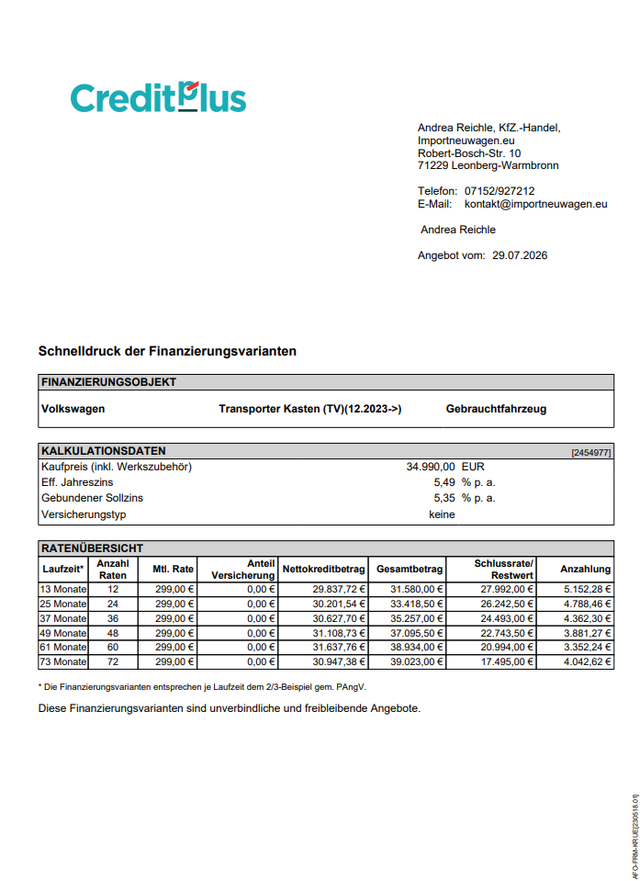 Volkswagen T7 Kastenwagen Transporter 2.0 TDI AHK+Kamera+SHZ+2x Schiebet&uuml;r! 