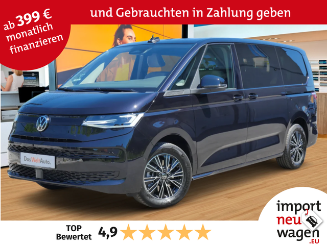 Volkswagen T7 Multivan - Lang 1.5 eHybrid OPF 4MOTION AHK+IQ.Light+Vis-a-Vis uvm!