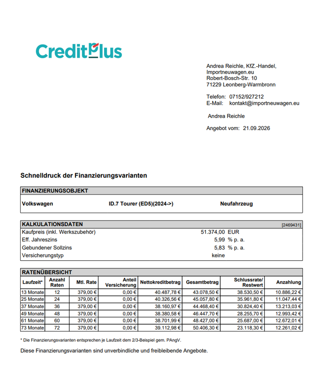 Volkswagen ID.7 Tourer Pro AHK+IQLight+360&deg;+Discover Pro+W&auml;rmepumpe!!! 